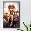 Diamond Painting -DIY Round Drill Little Girl(30x50cm)