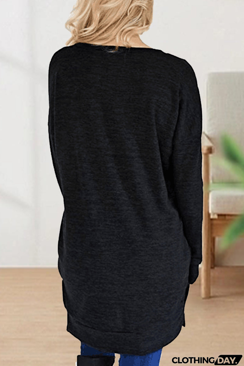 Casual Solid Solid Color V Neck T-Shirts