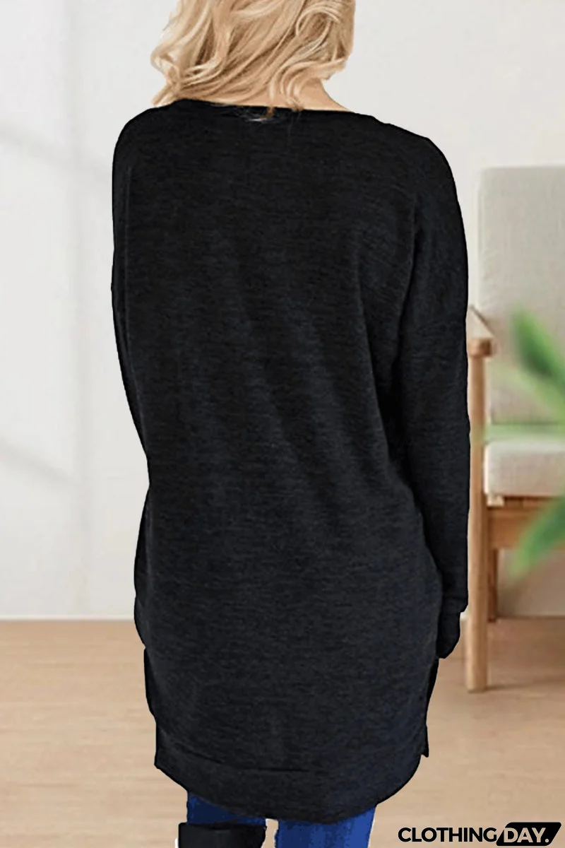 Casual Solid Solid Color V Neck T-Shirts