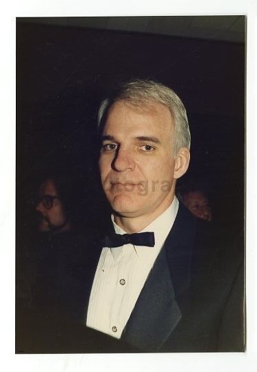 Steve Martin - Candid Photo Poster paintinggraph by Peter Warrack - Previously Unpublished