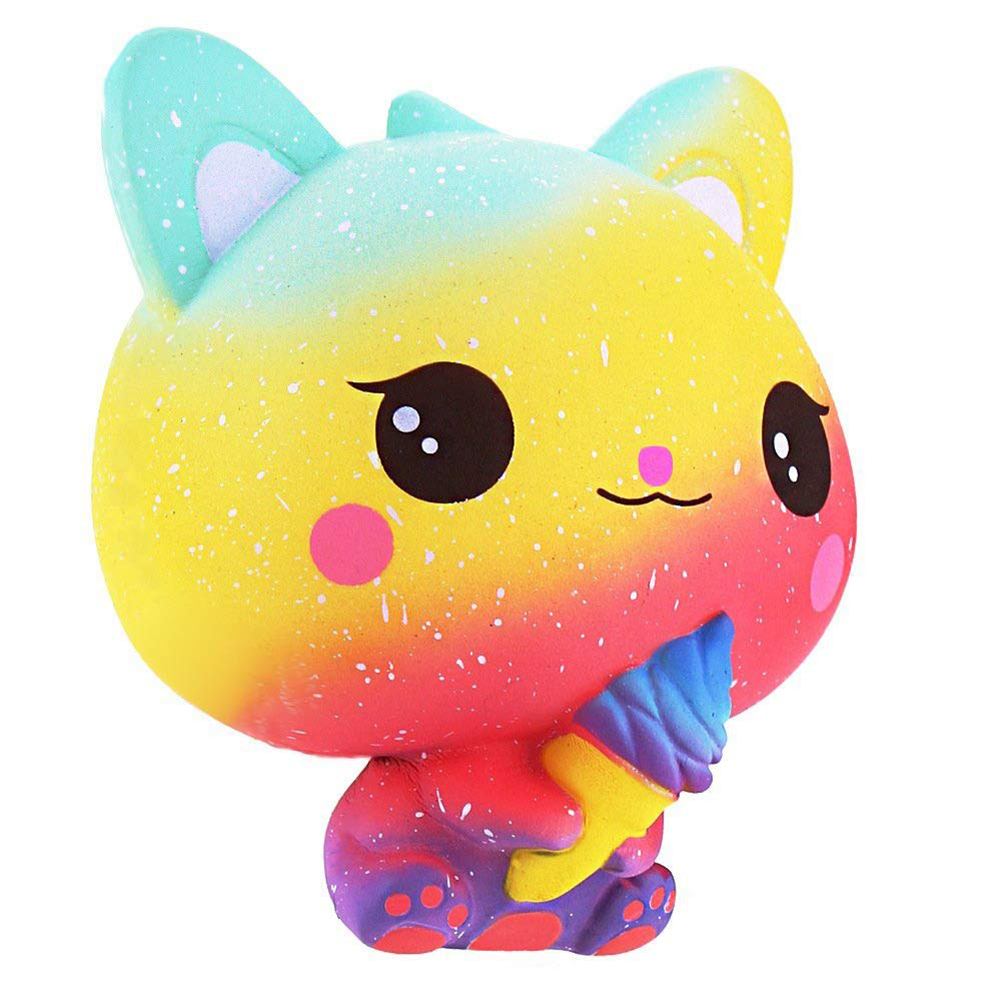 

Ice-Cream Cat Squeeze Toys Slow Rebound Hand Fidget Stress Reliever Toys, 501 Original