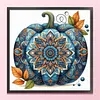 Pumpkin-Partial 11CT Stamped Cross Stitch Bead Embroidery 36*36cm/14.17*14.17in tapestrymarket