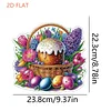 Easter 2D Flat DIY Hanging Diamond Art Ornament Home Window Pendant (Easter Egg)