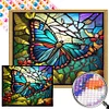 Butterfly - Round AB Drills Diamond Painting(55x45cm)