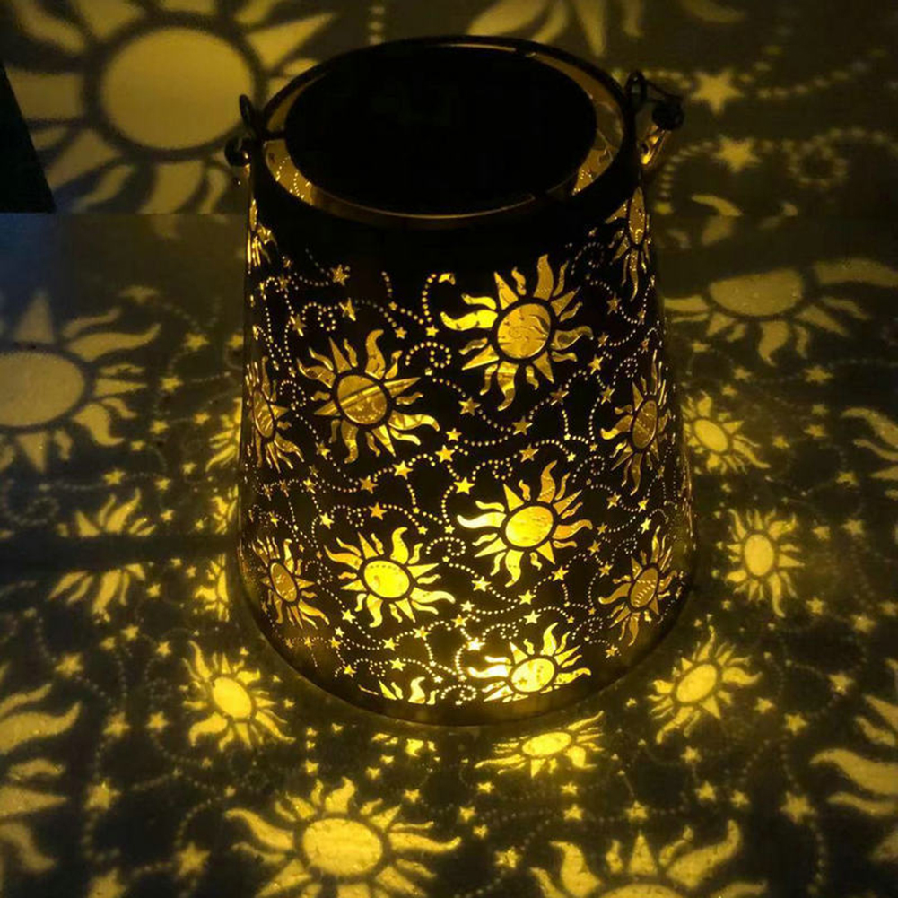 

LED Solar Lantern Hollow Sun Star Projection -Landscape Ligjht, 501 Original