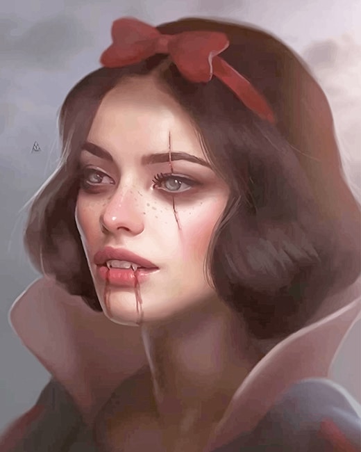 

Vampire Snow White – Paint By Numbers - 40*50CM, 501 Original