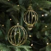 Golden Shimmer Christmas's Tree Hanging Decor Balls