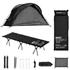 [US Local Warehouse] 3 Pcs Set Marching Bed Outdoor Portable Tent with Carry Bag Tent Cot for Camping