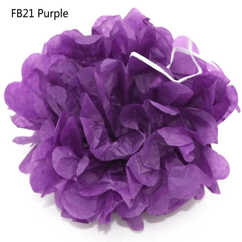 5PCS Handmade 6 (15CM) Tissue Paper Pom Poms Paper Flower Ball For Home Garden Party Wedding Birthday&Wedding Car Decoration