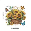 Diamond Painting Acrylic Sunflower Basket DIY Diamond Painting Hanging Pendant for Adults