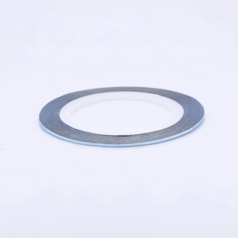 12 Rolls 2mm Matte Glitter Nail Striping Tape Line Rainbow Multi Color Styling Tool Sticker Decal  DIY Decoration-Nail Inspo