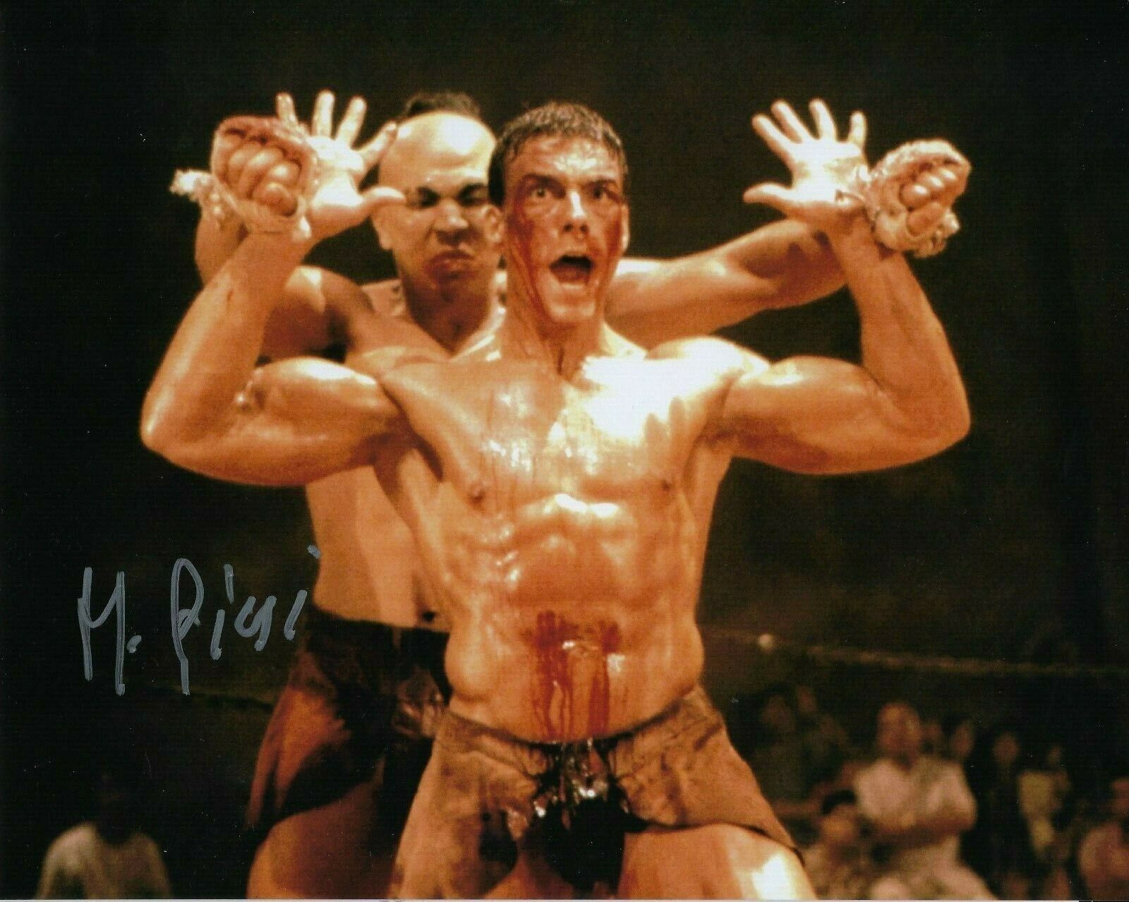 GFA Kickboxer Movie 2 Tong Po * MICHEL QISSI * Signed 8x10 Photo Poster painting PROOF MH6 COA