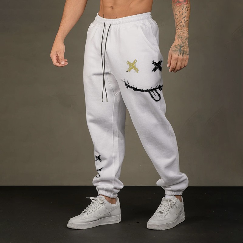 Funny Emoji GRAPHIC PRINT JOGGERS