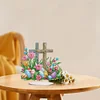Diamond Painting Cross Easter Egg Tabletop Ornament Kit for Home Office Decor