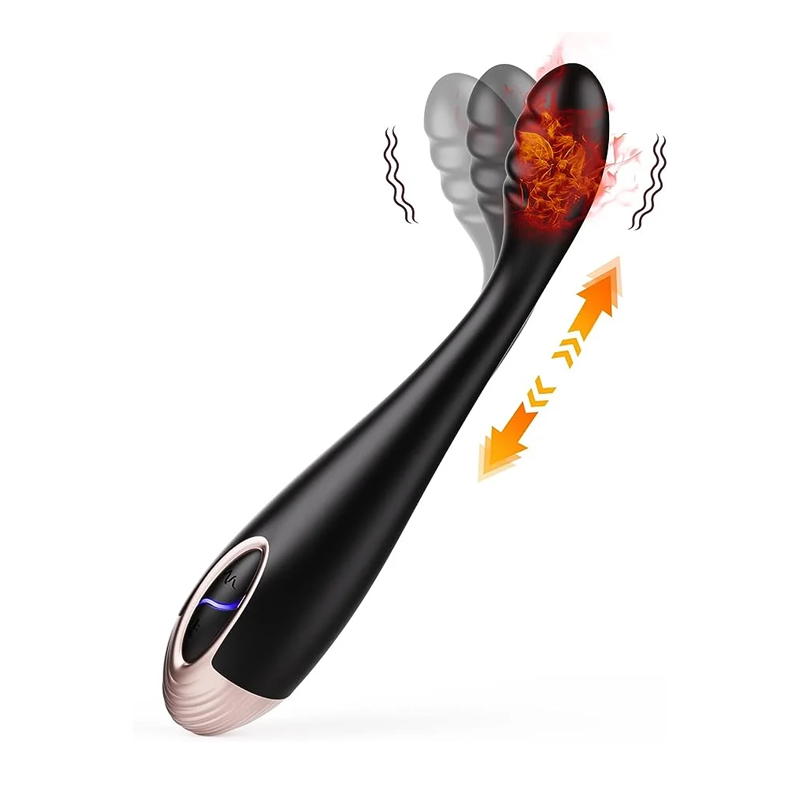 G-spot clitoral vibrator, fast orgasmic finger vibration with 7 vibrations and 2 heat modes