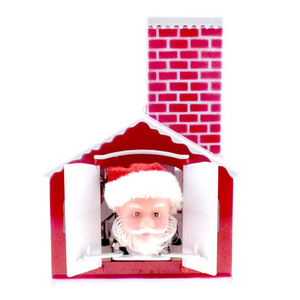 

Christmas Electric Music Santa Claus Doll Drilling Chimney Drill House Toys, 501 Original