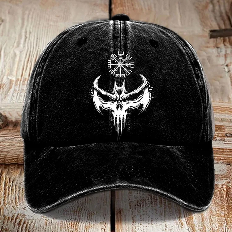 Wearshes Bat Demon Vikings Skull Sun Hat