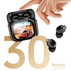 Bluetooth-compatible Translation Earbuds Real Time with Touch Control Color Screen Charging Case AI Language Translator Earbuds for Travel Business