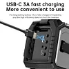 16000mAh AM/FM/WB NOAA Emergency Weather Radio Hand Crank/Solar/Type-C Charging