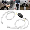 Car Fuel Pump with Hose Fuel Diesel Gasoline Pump Hand Straw Pump (1 Meter)