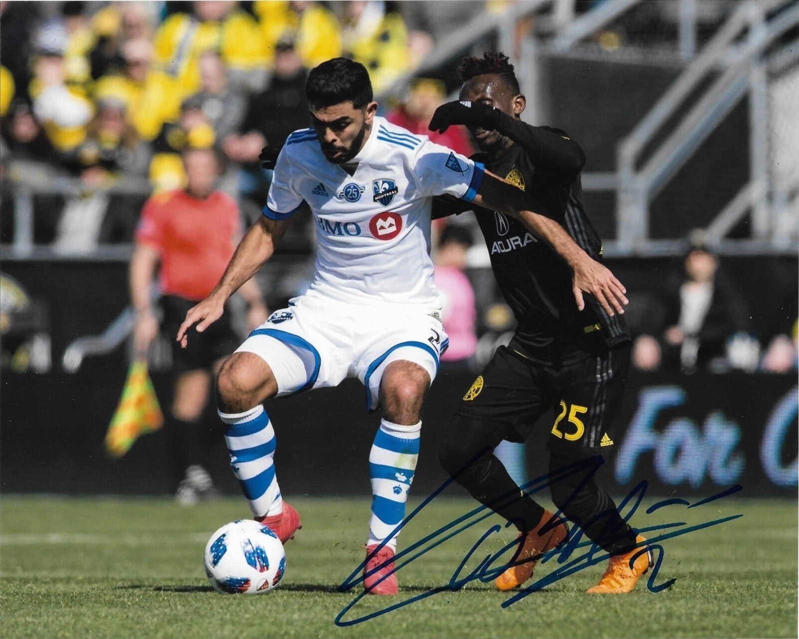 Montreal Impact Víctor Cabrera Autographed Signed 8x10 MLS Photo Poster painting COA #1