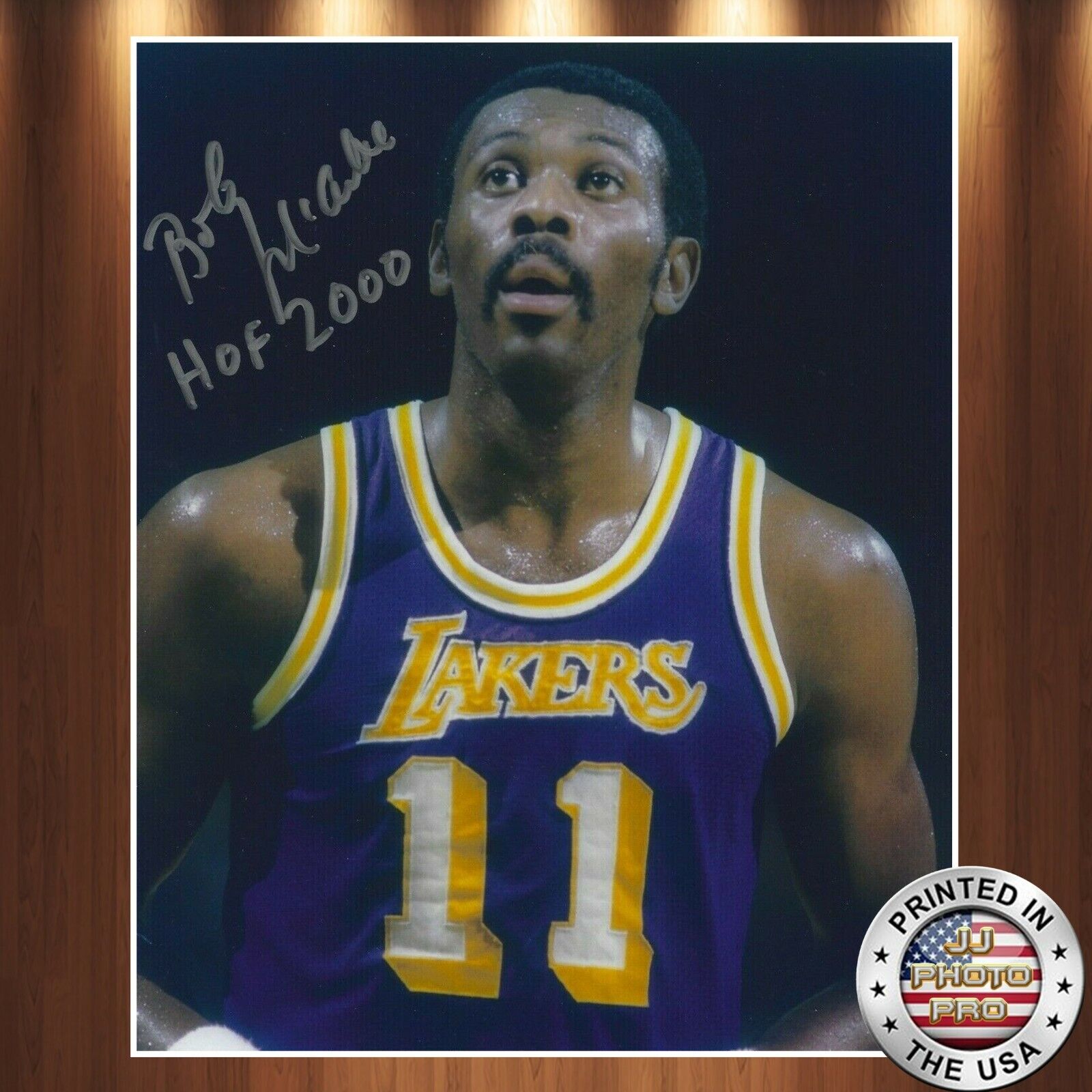 Bob McAdoo Autographed Signed 8x10 Photo Poster painting (HOF Lakers) REPRINT