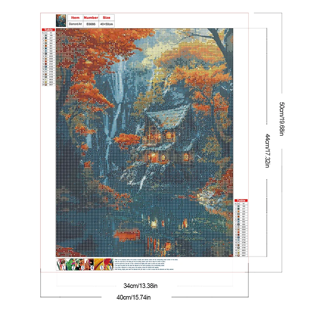 Diamond Painting - Full Round Drill - Scenery(Canvas|40*50cm)