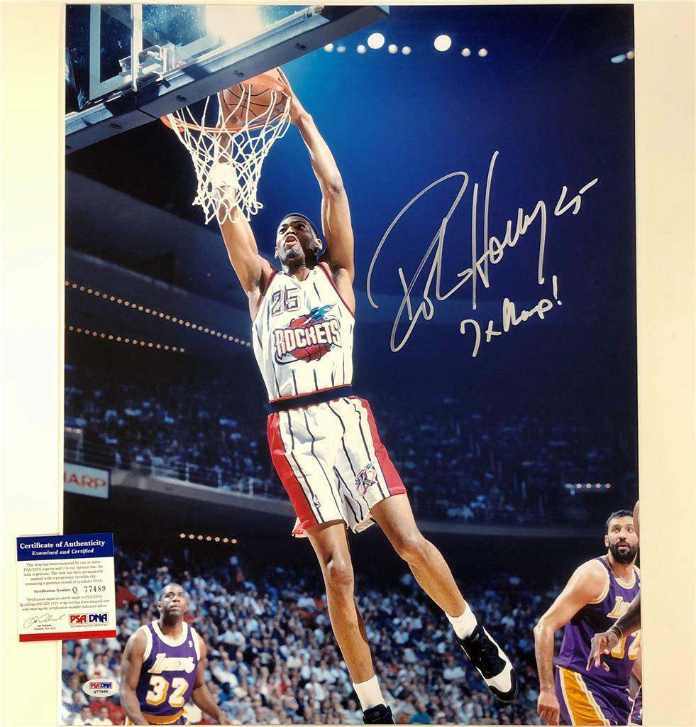 Robert Horry autograph 7x Champ