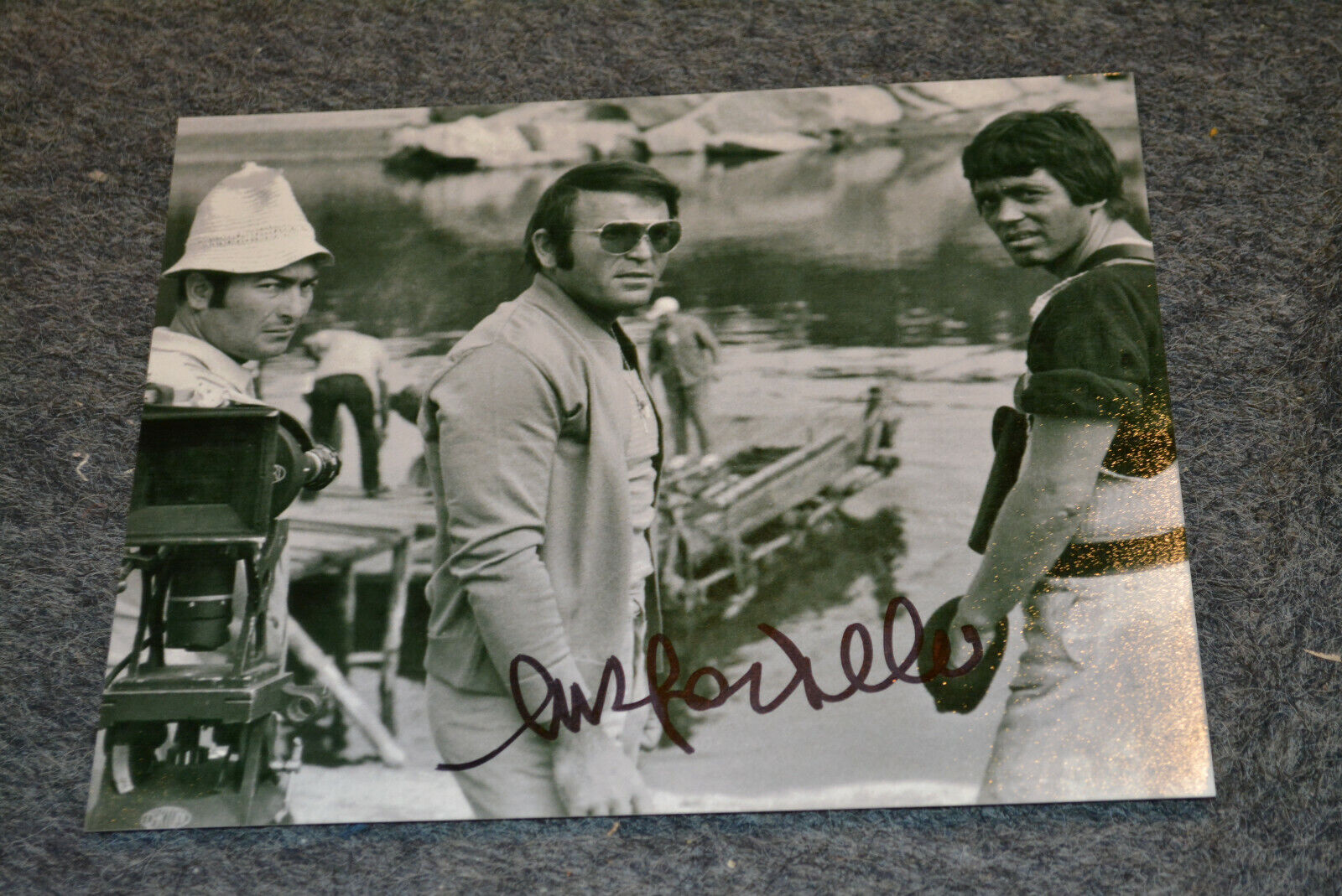 ENZO G. CASTELLARI signed autograph In Person 8x10 20x25cm INGLORIOUS BASTARDS