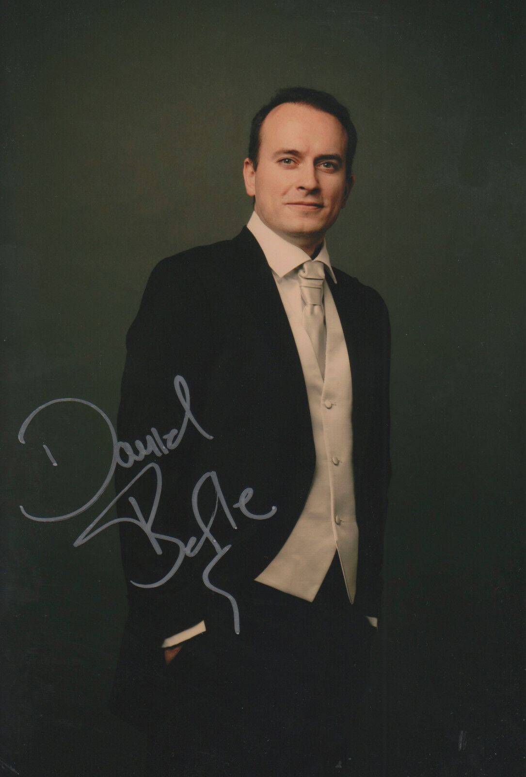 Daniel Behle Opera signed 8x12 inch Photo Poster painting autograph