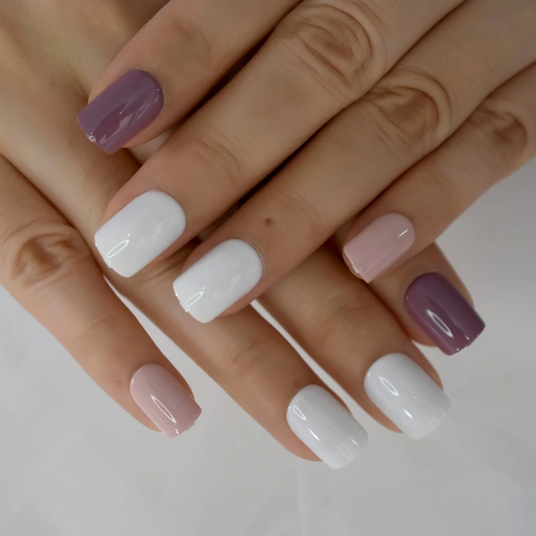 Leopard Fake Nails Butterfly 2021 Press On Nails Fake Nails With Designs Medium False Nail Coffin Tips Trendy Fingernails Charms-Nail Inspo