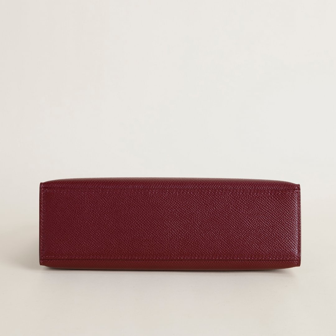 Kelly pochette Epsom 55 Rouge H GHW