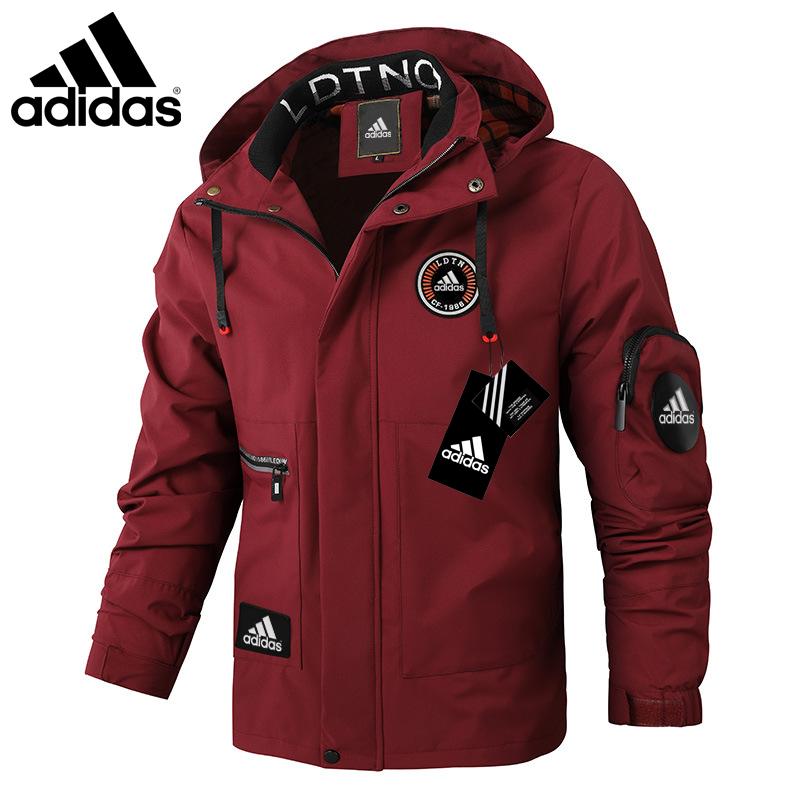 Adidas 2025 új férfi szélálló és vízálló taktikai kabát