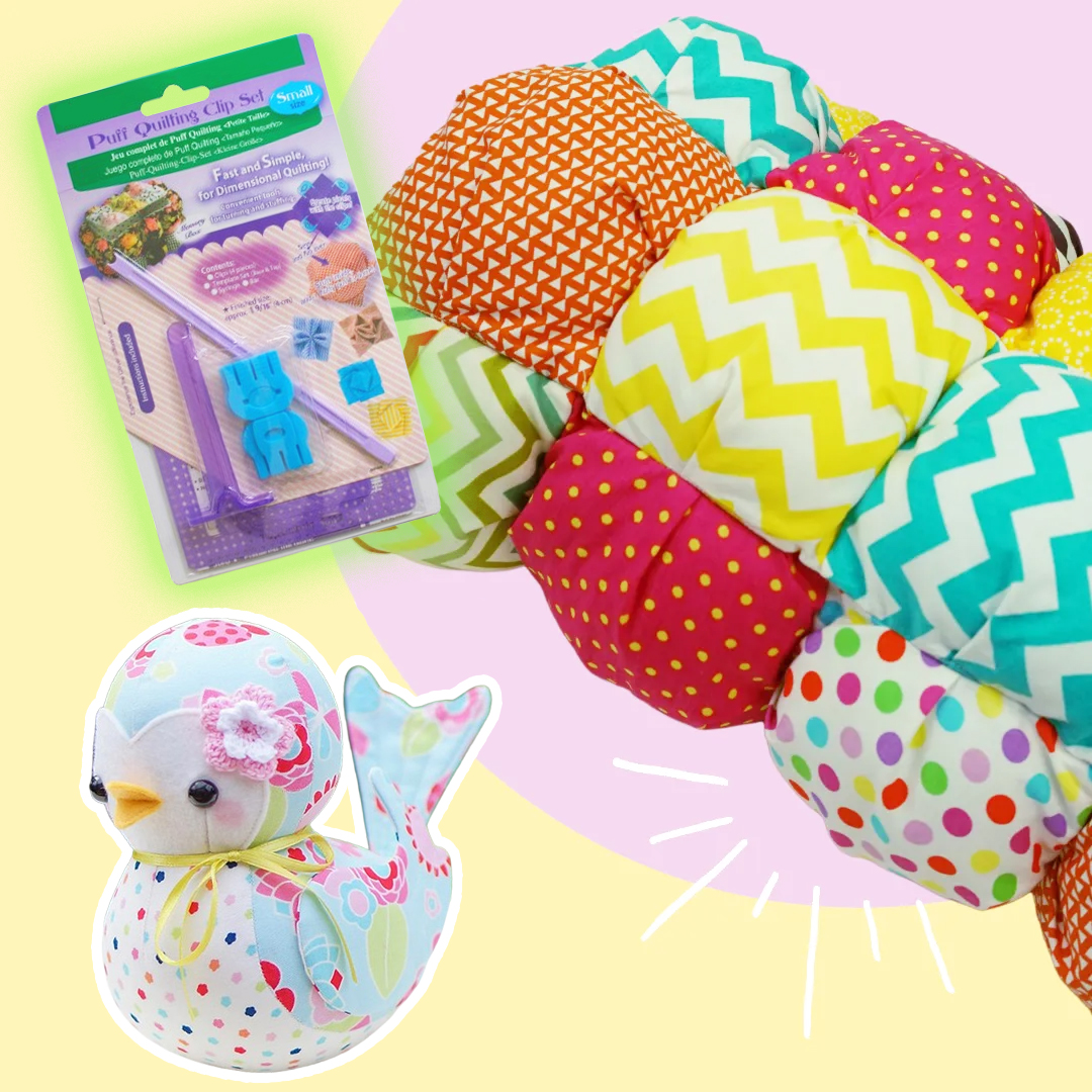 Puff Quilting Clip Set