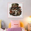 Steampunk Mechanical Gnome - 11CT Stamped Cross Stitch - 50*50cm