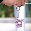 >SALE<5Pcs Acrylic Double Side Party Sanrio Diamond Pianting Art Keyring for Kids