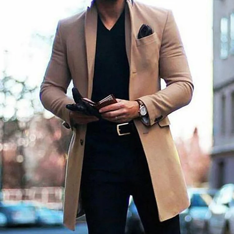 BrosWear Fashion Lapel Coat