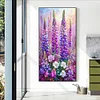 Diamond Painting-DIY Full Round Drill Lavender Bushes(70*40 CM)