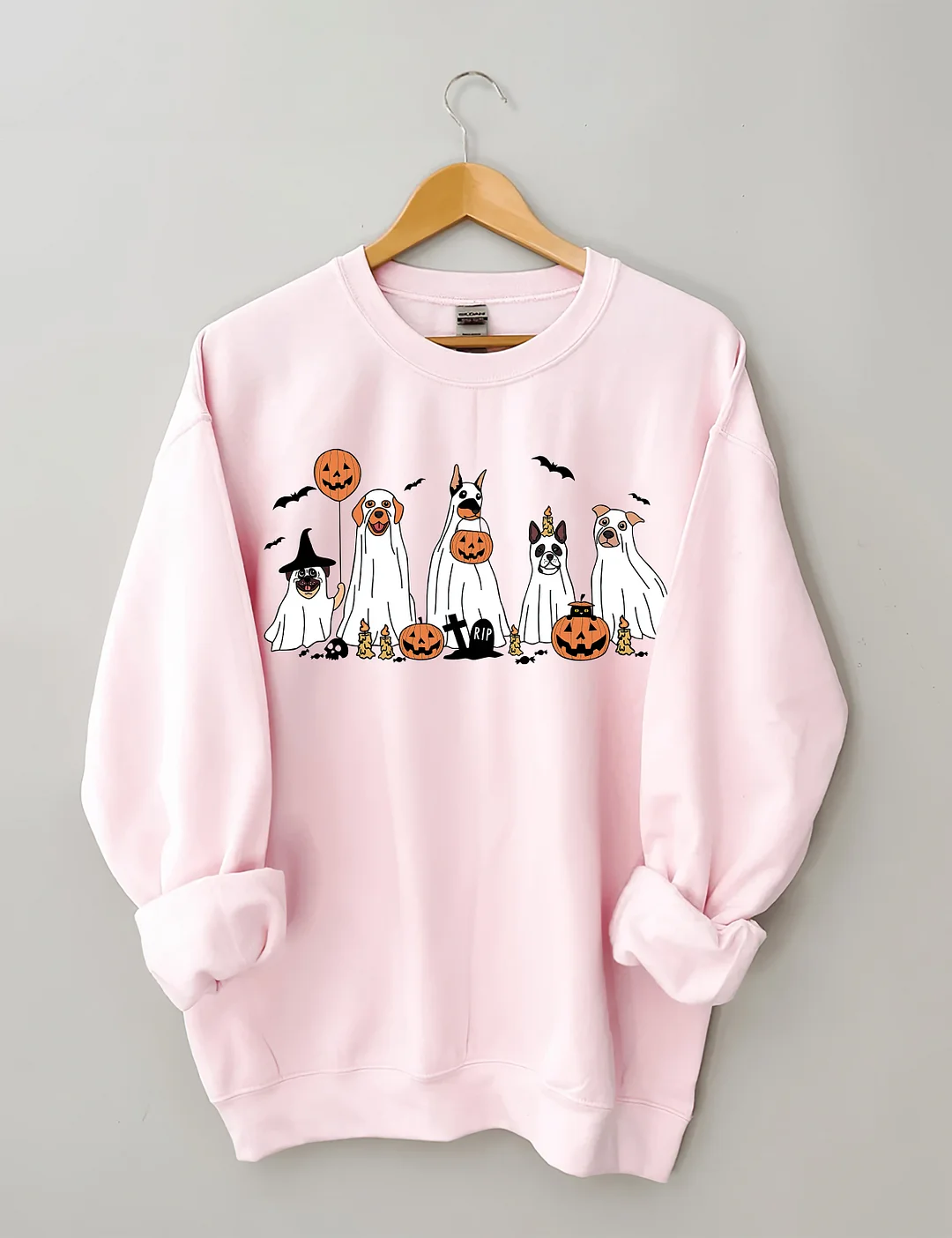 Halloween Ghost Dog Sweatshirt