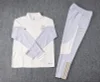 2022 Algeria Half-Pull Training Suit White Football Shirt 1:1 Thai Quality Set
