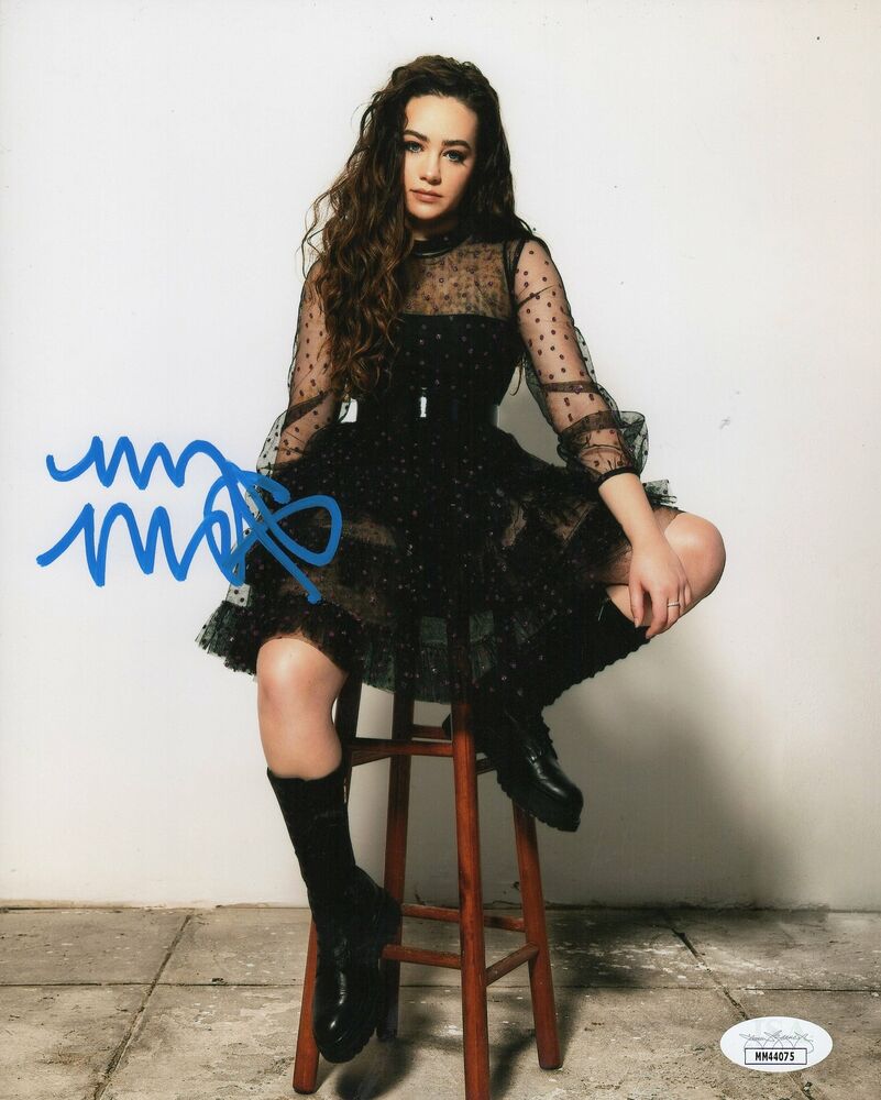 Mary Mouser Autograph 8x10 Photo Poster painting Cobra Kai Samantha LaRusso Signed  3