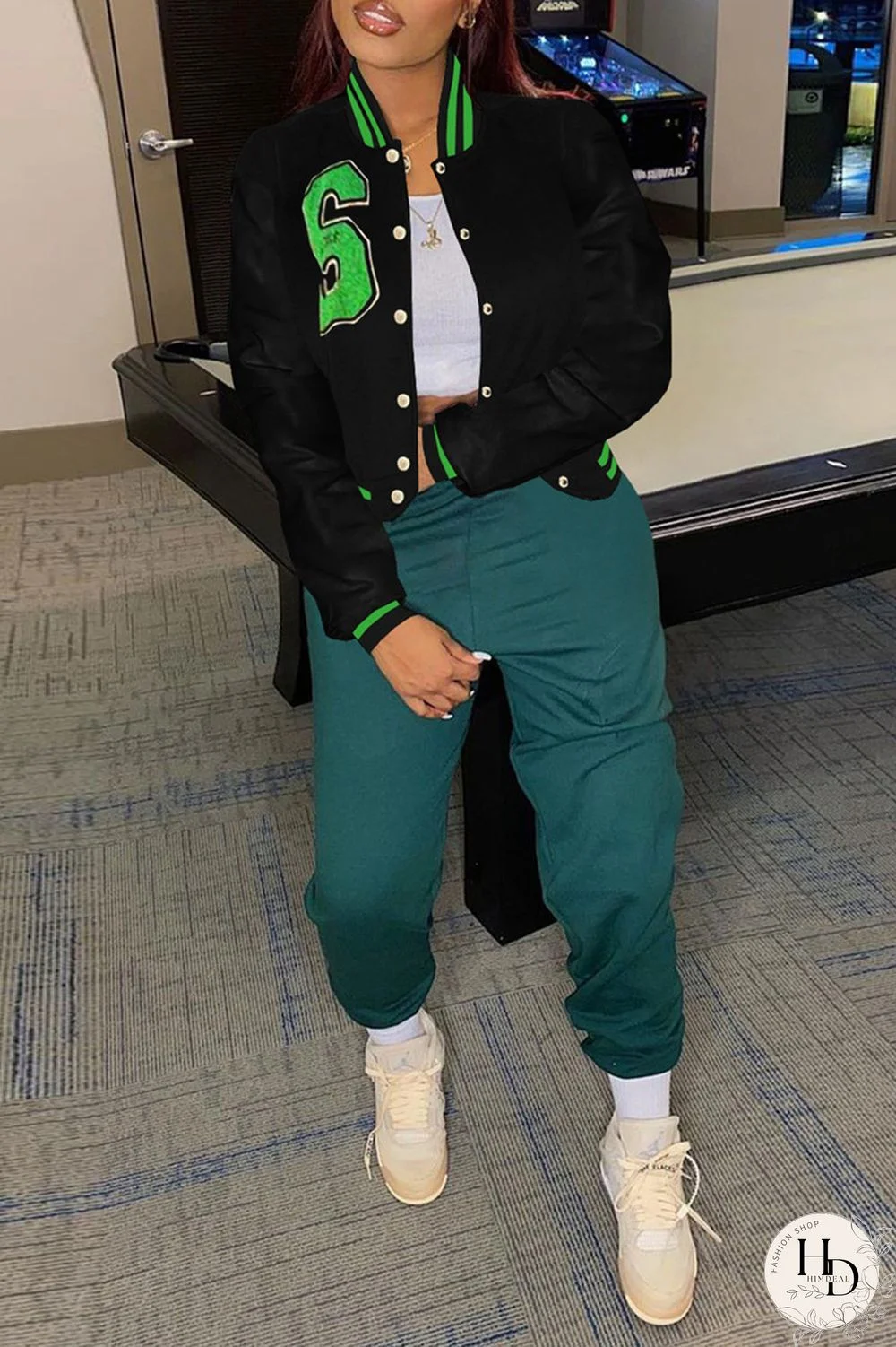 Yellow Fashion Casual Patchwork Cardigan Outerwear