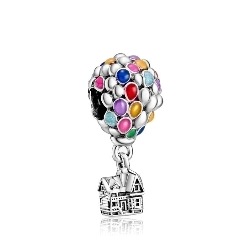 Cute Minimalist House Balloon Alloy Accessories