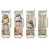 3Pcs DIY Birds Special Shape Diamond Painting Bookmark
