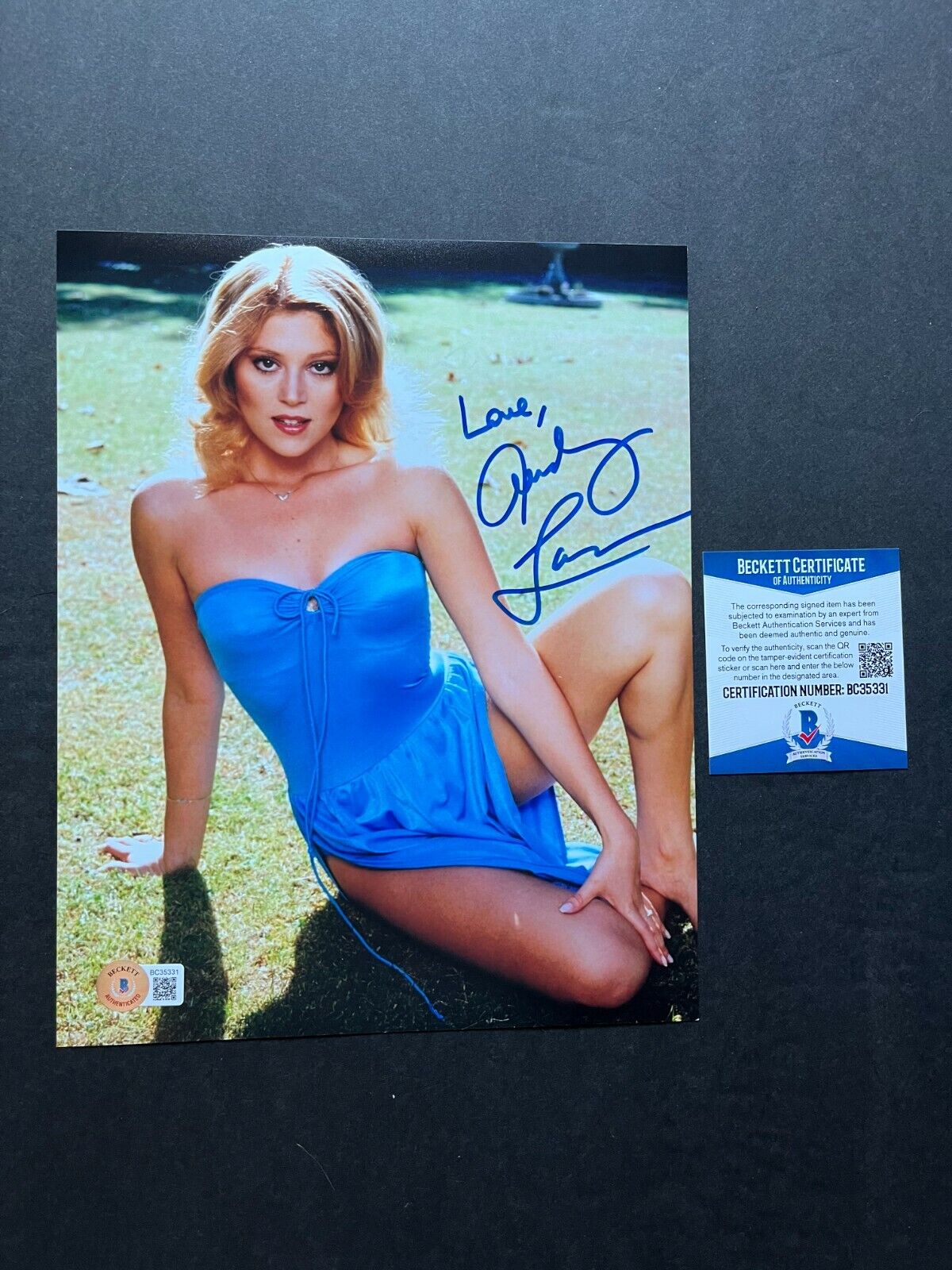 Audrey Landers Hot signed autographed classic Sexy 8x10 Photo Poster painting Beckett BAS Coa