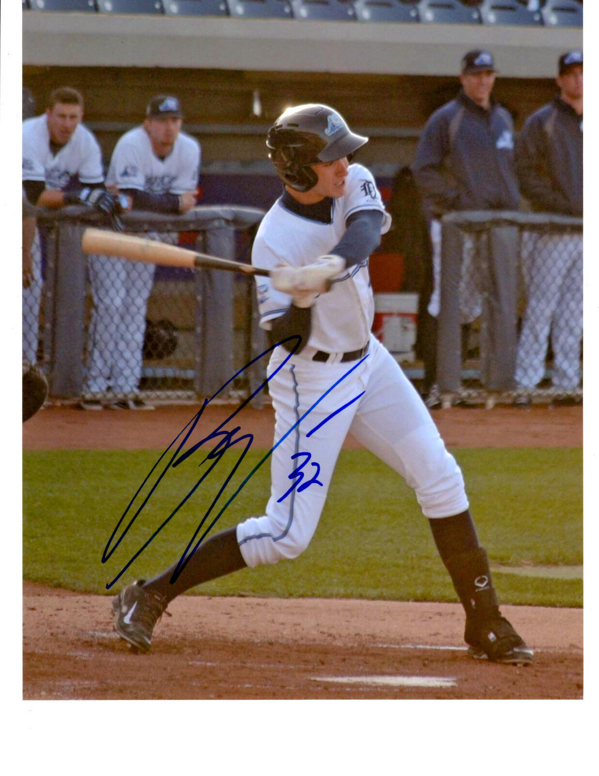 Ben Verlander Detroit Tigers hand signed 8X10 Photo Poster painting W/COA Whitecaps Justin!