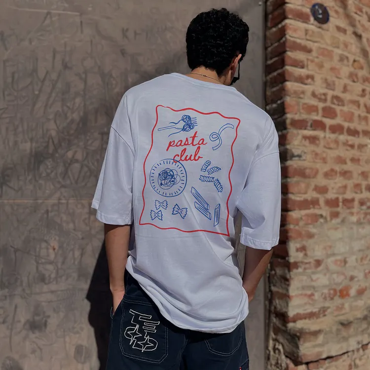 Pasta Club Printed Men's T-shirt