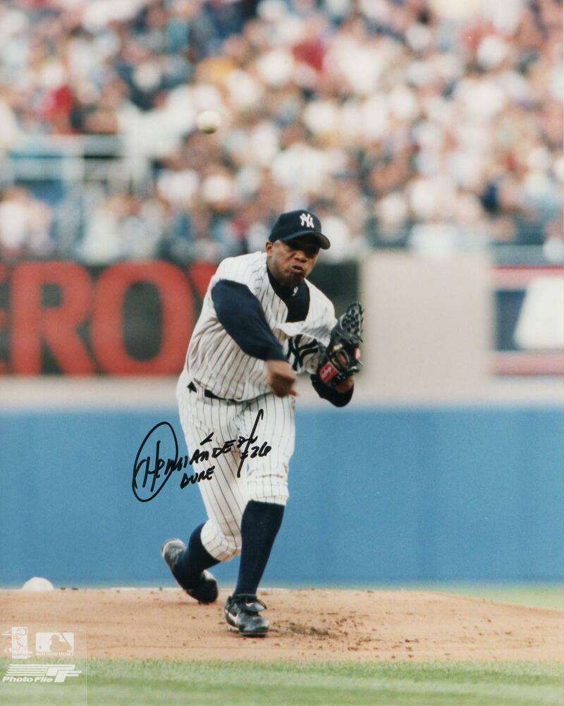 ORLANDO EL DUQUE HERNANDEZ SIGNED AUTOGRAPH 8x10 Photo Poster painting - NEW YORK YANKEES WSC