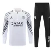 Paris Saint-Germain 25-26 1/4 Zip Tracksuit white Chandal