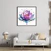 Lotus Bead Embroidery Kit Pre-Printed Bead Cross stitch tapestrymarket